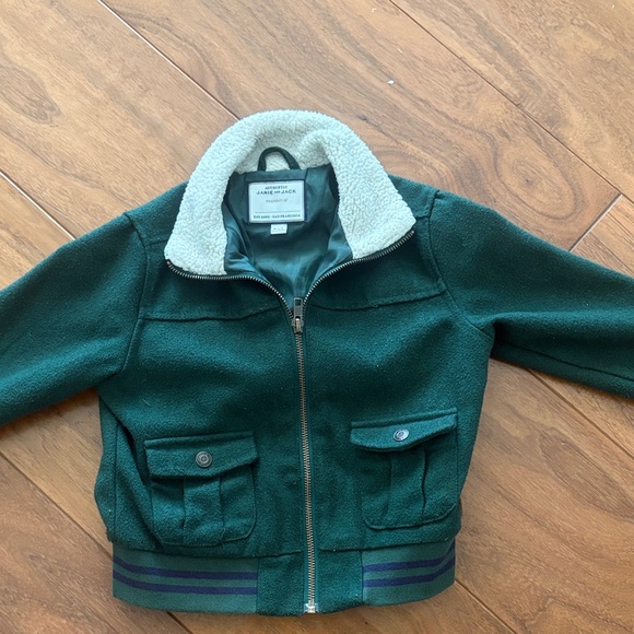 Janie and Jack Forest Green Kids Puffer Jacket - Picture 1 of 2